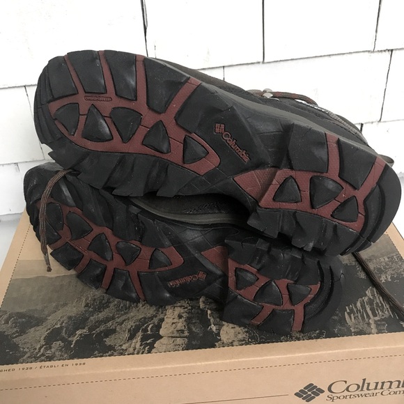 Columbia Packus Ridge Omni-tech boot sz 9 W Espresso-Red Rover. - Picture 7 of 8